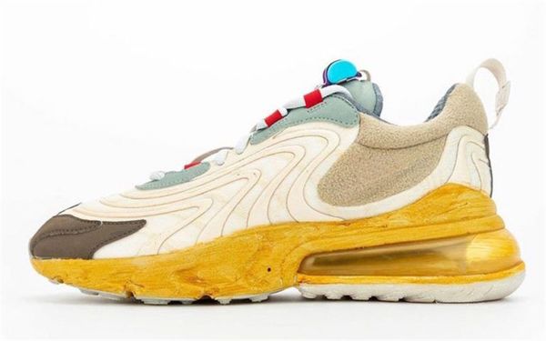 

2020 authentic travis scott x max 270 react ct2864-200 men women running shoes sports sneaker with original box est release