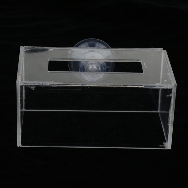 

clamping transparent wall aquarium circle ring feeding floating food feeder