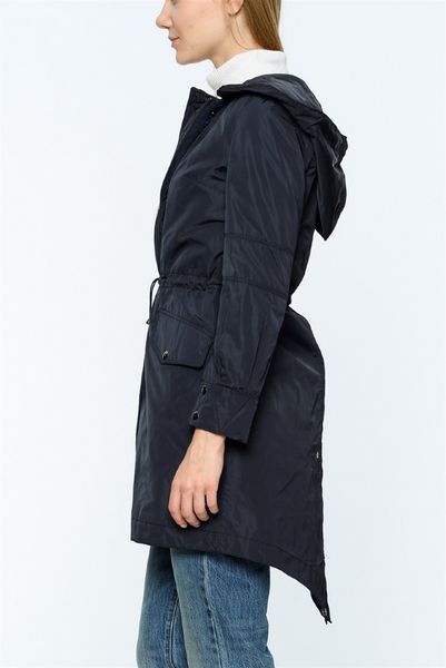 

z6357 dewberry woman coat -dark blue, Black