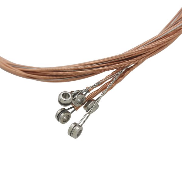 

6 pieces acoustic guitar string set phosphor bronze color steel alloy