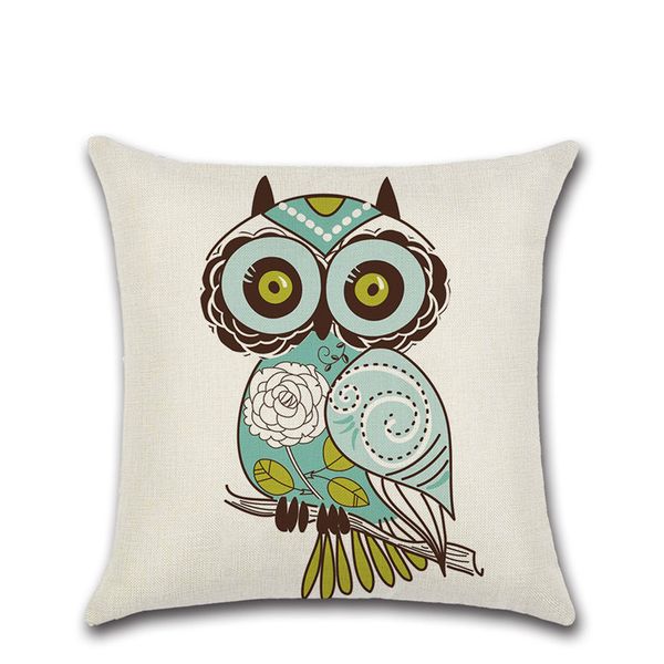 

cartoon owl bird cushion cover party decor chair car shop seat home sofa decoration kids bedroom friend gift present pillow case