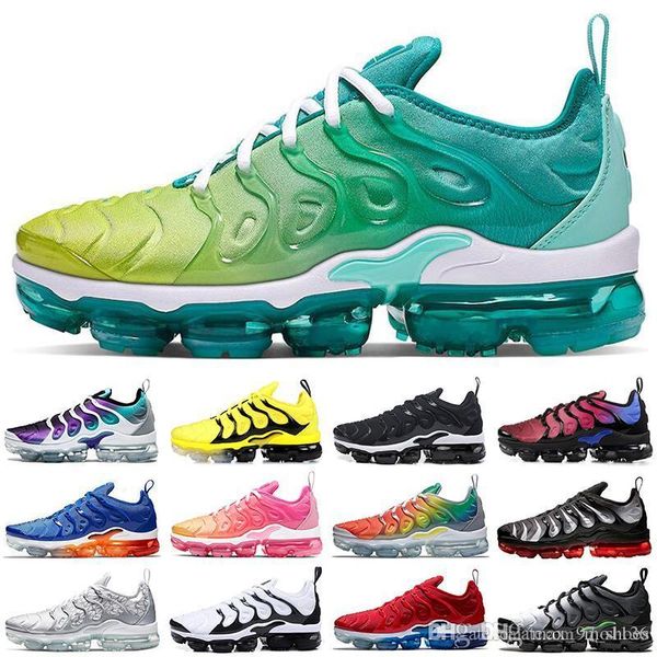 

2020 discount tn plus running shoes men women lemon lime royal persian violet chaussures teal geometric trainer sports sneakers 36-45