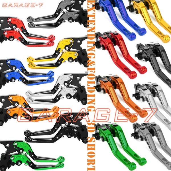 

for yamaha yzf r1 1999-2001 2000 folding&extending/3d cnc adjuster short clutch brake lever set 2 pcs