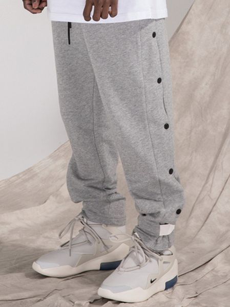 

19ss страх божий fog dark пряжка sweatpants серый классический трек брюки моды vintage street casual брюки мужчины женщины спортивные штаны, Black
