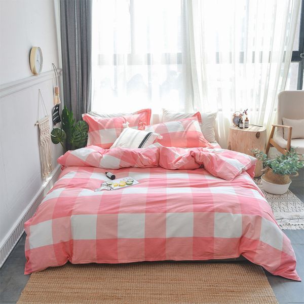 

yimeis couple bed sheet cotton duvet cover korean style comforter bedding sets us king be47327