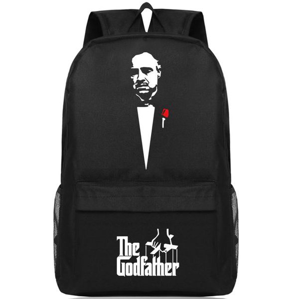 

the godfather backpack marlon brando day pack classic film school bag casual packsack print rucksack sport schoolbag outdoor daypack