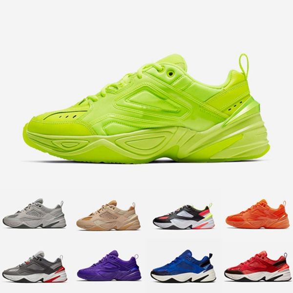 

новый дизайнер m2k tekno dad shoe обувь для бега женщины mens volt гель оранжевого цвета атмосфера серый гипер виноградный zapatillas кроссо, White;red