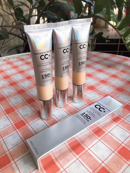 

makeup cc cream it your skin but better moisturizer primer cc + cream brighten concealer face full coverage medium light 32ml spf50 epacket
