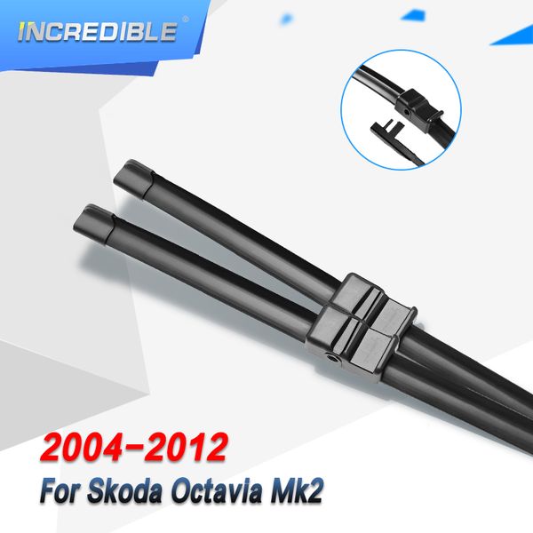 

incredible wiper blades for octavia 24"&19" fit side pin arms 2004 2005 2006 2007 2008 2009 2010 2011 2012