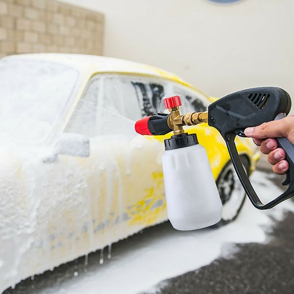 

1l high car washer gun pressure household car wash foam pot cleaning tool for pressure washer gun motorcycles accessories