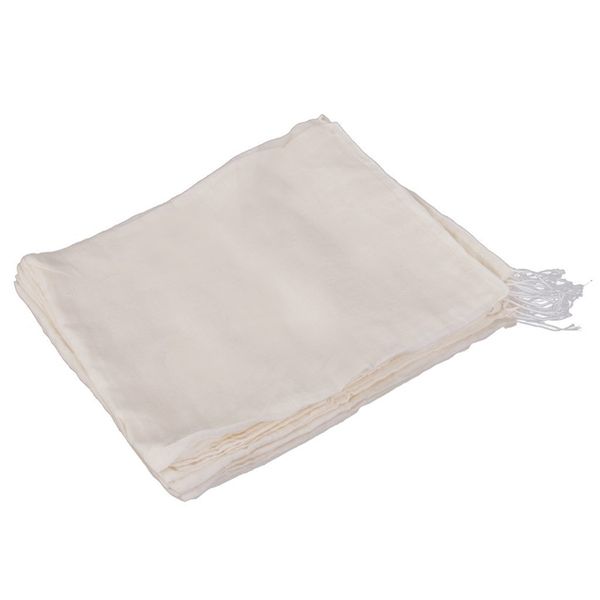 

20 reusable nut milk strainer filter bag for juice tea fruit juice in cotton mesh 25 x 20cm