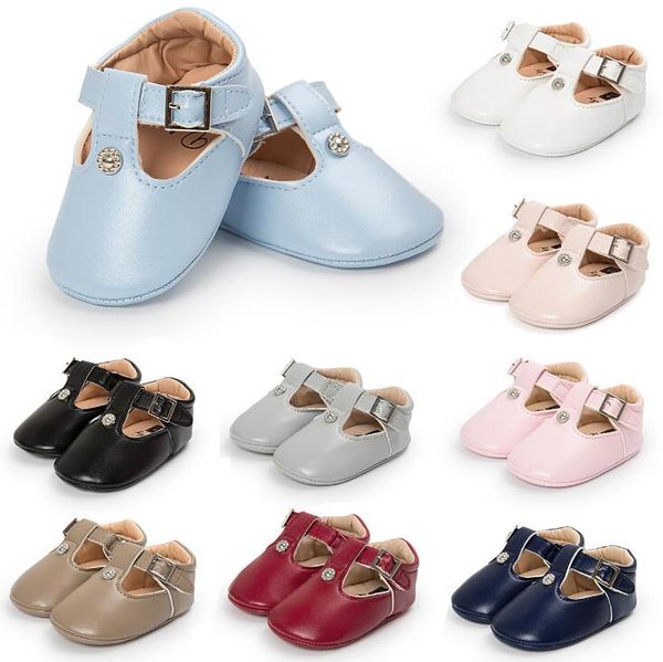 

new t-bar mary jane baby girls princess ballet shoes infants baby toddler shoes non-slip newborn crib soft sole