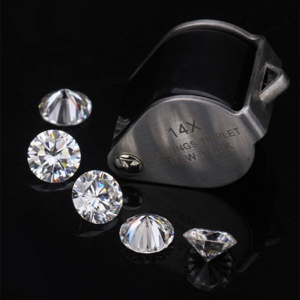 

high grade very excellent cut round 3-5.5mm great fire loose moissanite diamond for jewelry making 10pcs a lot, Black