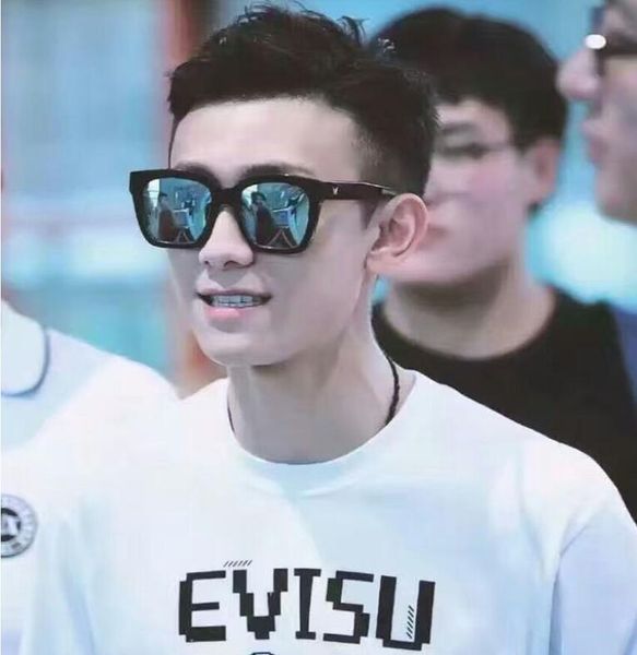 

2019 sunglasses men women square sunglasses brand design uv400 protection shades oculos de sol hombre glasses driver sun glasses 006, White;black