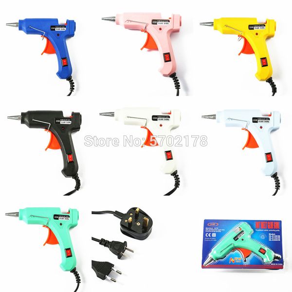 

20w melt glue gun with 10pc melt adhesive sticks