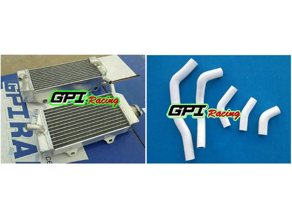 

aluminum radiator +white hose for crf 450r crf450 crf450r 05 06 07 08 2005 2006