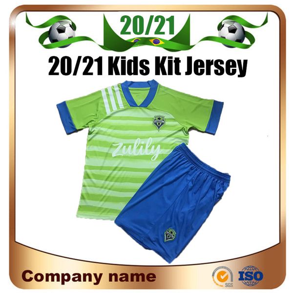 

20/21 seattle sounders lodeiro kids kit soccer jerseys 2020 seattle sounders away ruidiaz morris lodeiro marshall child football shirt unifo, Black