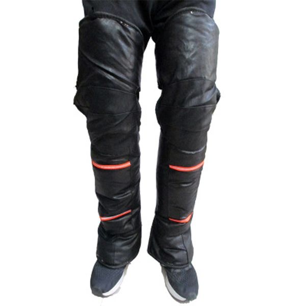 

new motorcycle kneepad protection warm winter cycling thickened long knee protection pu leather knee men and women