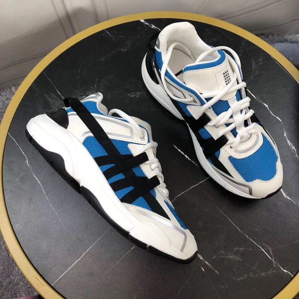 

with box sneaker casual shoes trainers fashion sports shoes leather boots sandals slippers vintage air for man woman da2903, Black
