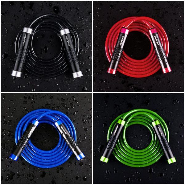 

steel wire jumping ropes speed jumping rope adjustable crossfit fitnesss equimpment exercise workout 3 meters gym fitness train
