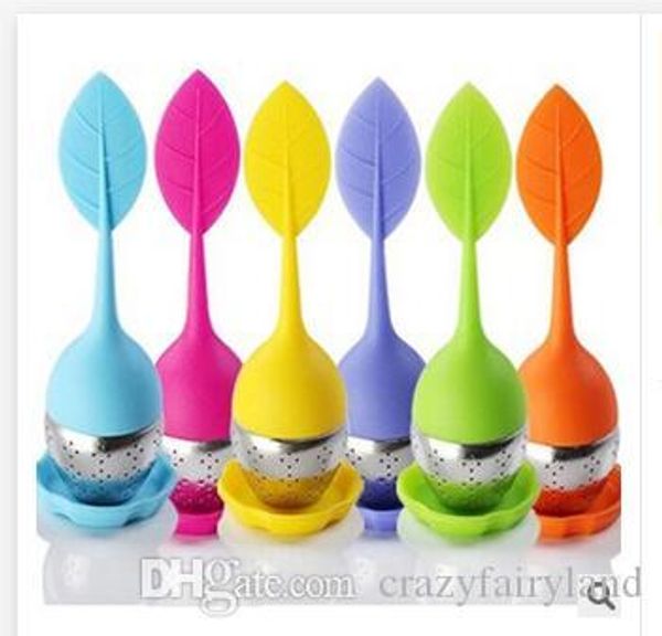 

Silicon tea infu er leaf ilicone infu er with food grade make tea bag filter creative tainle teel tea trainer dhl hipping