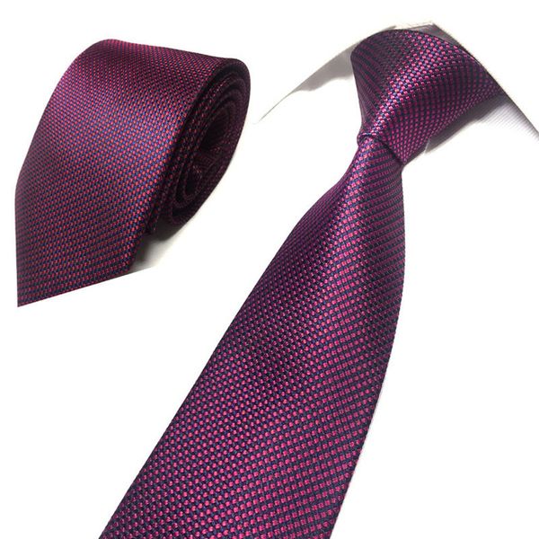 

new plaid tie for men extra long size 145cm*8cm necktie red paisley silk jacquard woven neck tie suit wedding party vc-34, Blue;purple