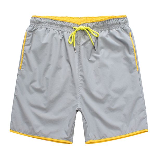 

summer tommi colorblock casual cool shorts gyms fitness sportswear bottoms male running training quick dry beach short pants, White;black