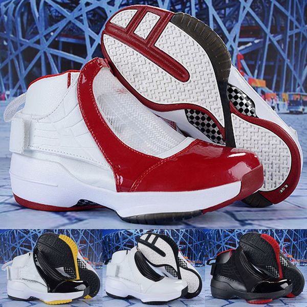 

2020 новое прибытие jumpman 19s дети ретро баскетбол обувь мужская 19 xi золото / чемпионат mvp финалов тренеры кроссовки кроссовки, Black