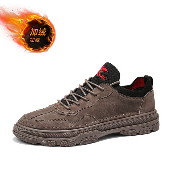 

winter warm men shoe fashion mens sock shoes casual inside fur mens designer shoes black men leather sneakers