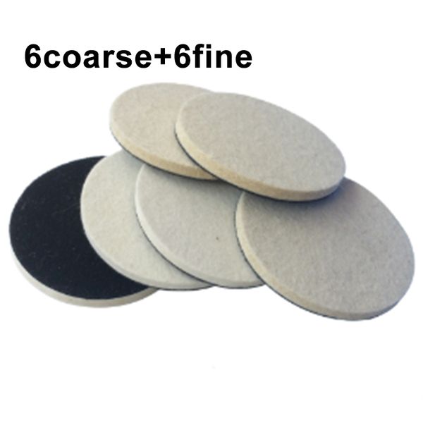 

12pcs 125mm 5inch grinder wheel felt polishing disc pad set for metal polishing