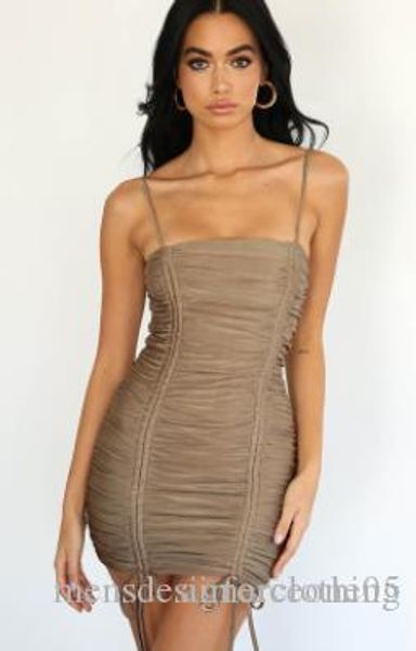 

women draped sheath bodycon dress summer spaghetti strap mini dresses clothes, Black;gray