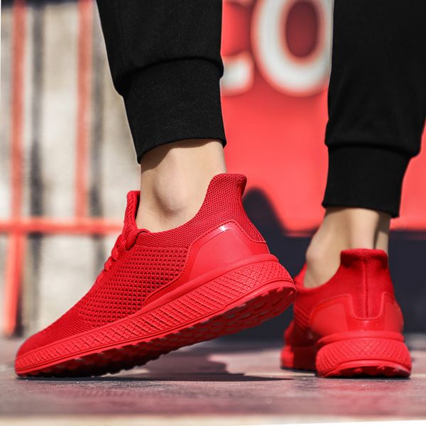 

2019 summer men shoes light weight running shoes for men black comfortable anti slip male outdoor walking sneakers