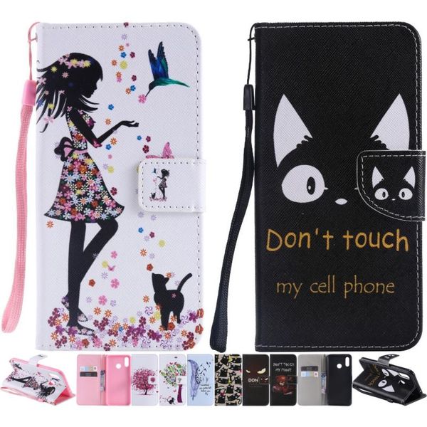 

flip leather case for funda huawei mate 20 x 10 pro p smart plus nova 3 3i enjoy 7s 9plus p8 p9 lite 2017 case wallet cover p06f