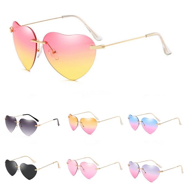 

vintage pilot heart-shaped sunglasee for men vintage glasses frame for women small nose pad sunglass decoration eyeglasses 828 #24781, White;black