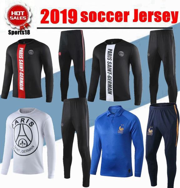 

2019 2020 ПСЖ тренировочный костюм 2 звезды спортивный костюм de vêtements veste Pays-Bas de pied GRIEZM