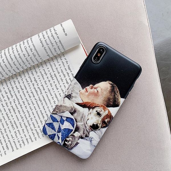 

case retro styles for iphone 6 7 8 plus x xr xs mas phone cases girls and boys print case cute couple tpu back cover wholesale