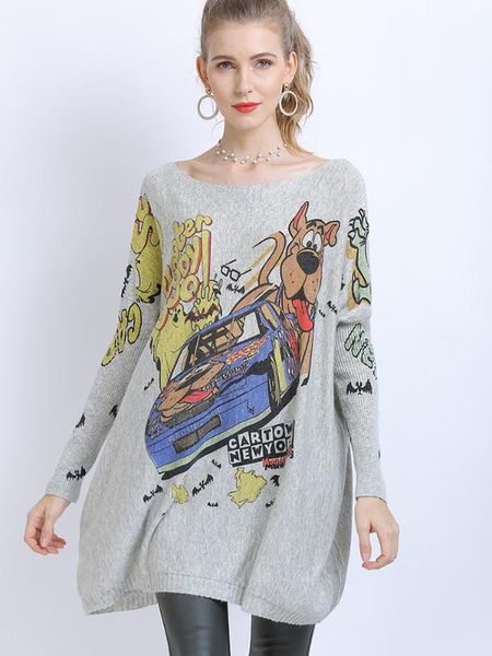 

women's sweaters pullovers wool women's knitwear autumn winter oversized clothing batwing sleeve o neck ropa mujer dropshipping, White;black
