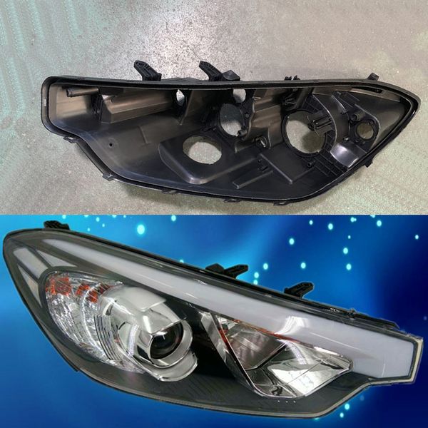 

for kia cerato 2013 2014 2015 car headlamp rear base auto headlight back house