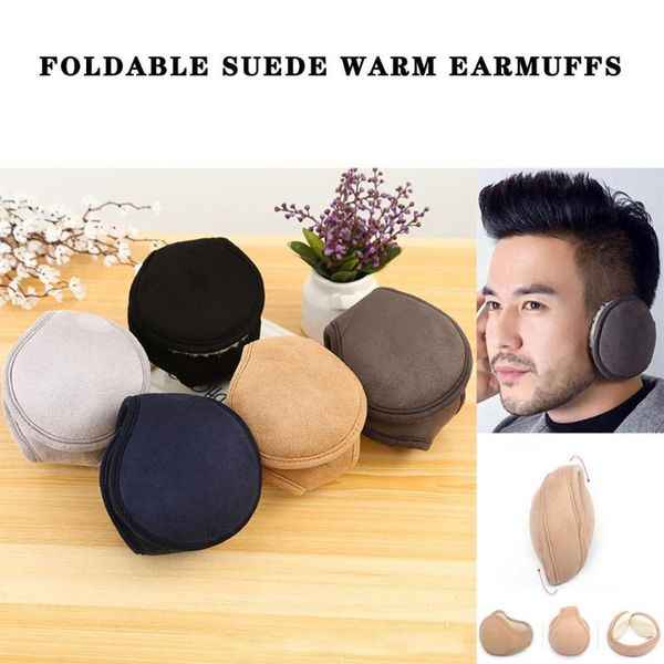 

winter earmuffs protector ear muffs winter ear warmers foldable mens womens behind the head band earmuffs 2020, Blue;gray