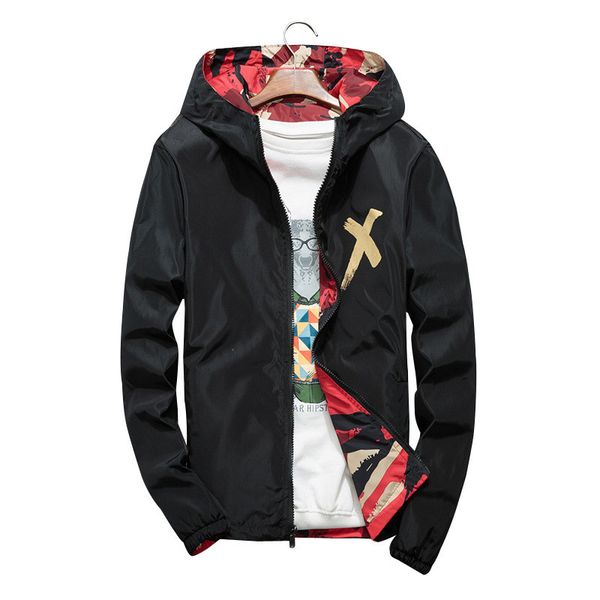

spring autumn 2019 man jackets casual camouflage hoodie jacket men clothes men's windbreaker coat male outwear plus size m-4xl, Black;brown