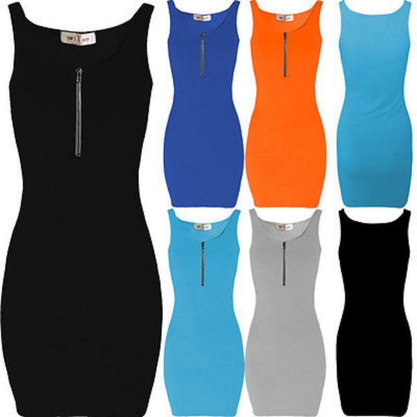 

women summer bandage bodycon o-neck dress evening party club short mini penceil dress, Black;gray