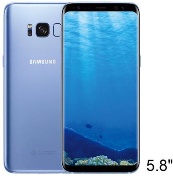 Überholtes, originales, entsperrtes Samsung Galaxy S8 G950F, EU-Version, 4 GB RAM, 64 GB ROM, 5,8 Zoll Single Sim Android Octa Core 12 MP Mobiltelefon