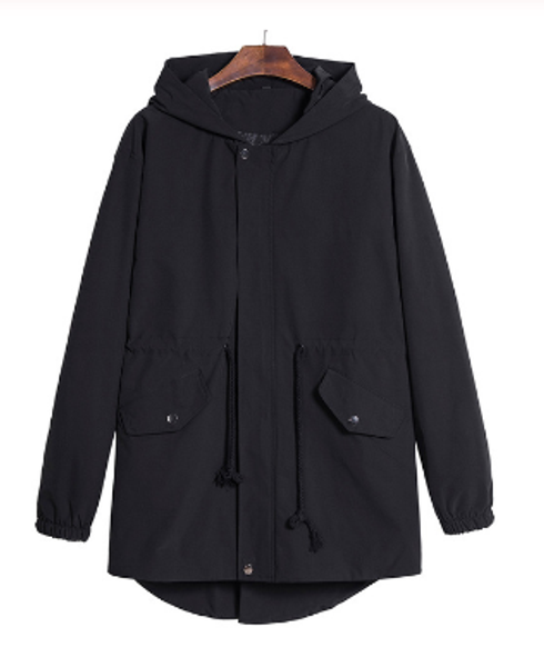 

new fashion products plus size casual jacket men hooded zipper jackets big promotion star, Black;brown