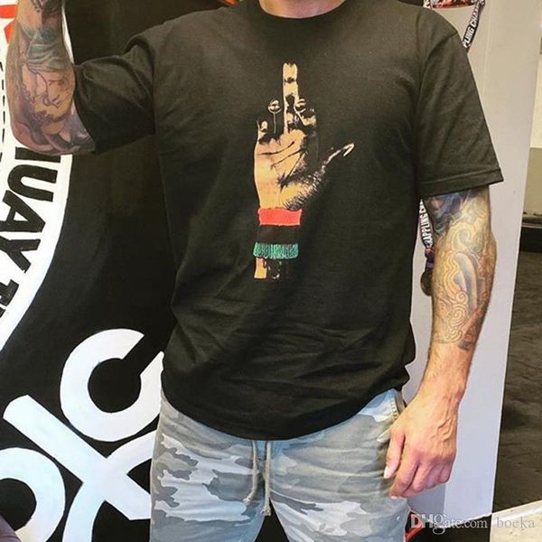 

20fw box logo мертвый през rbg tee рэпер hip hop футболка solid color high street короткие рукава лето мужчины женщины tee, White;black