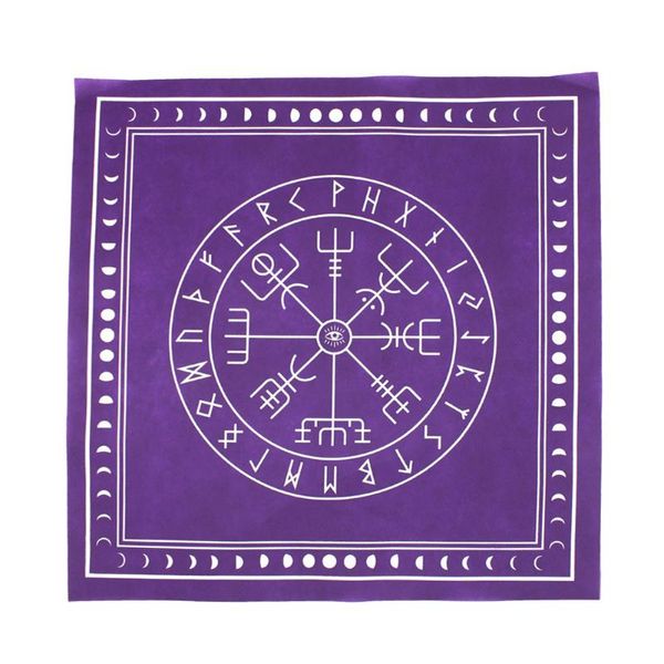 

table cloth cover tapestry board game non woven magician playing cards divination altar patch square party home tarot tablecloth runes