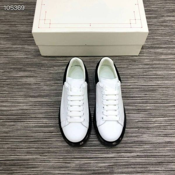 

2019 new arrival fashion men casual shoes patchwork luxury designer genuine leather sport shoes size: man 38~44, Black