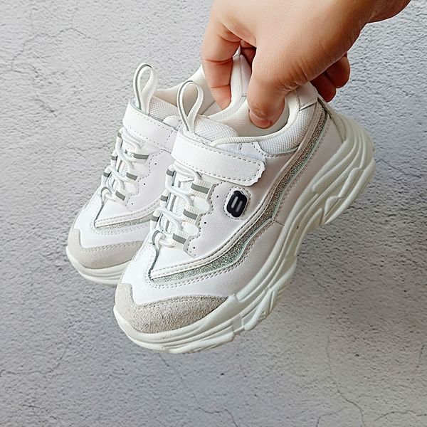 

children's sports shoes 2019 new net red old shoes spring and summer models korean women's big children's sports