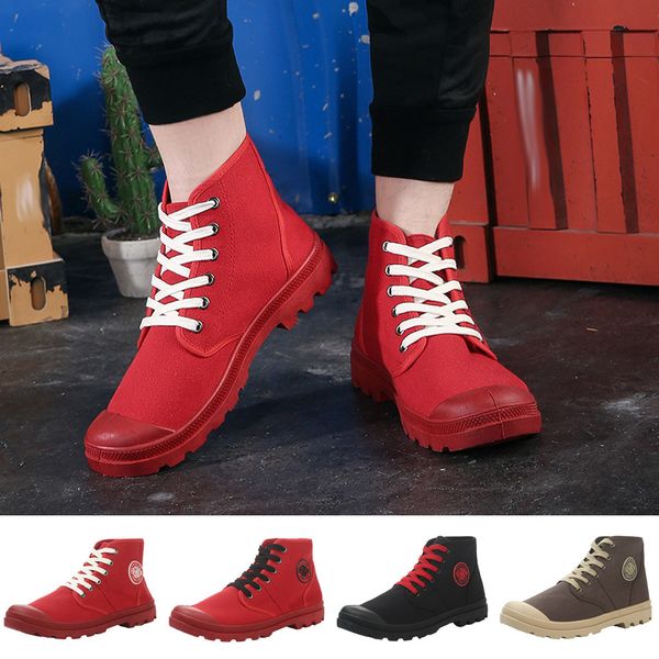 

onto-mato brand couple canvas high shoes breathable wild casual shoes non-slip hiking dropshipping turnschuhe baskets