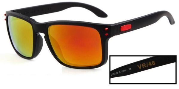 

factory brand men polarized double color cycling mirrors wind sports sunglasses outdoor vr46 gasses 9color, White;black