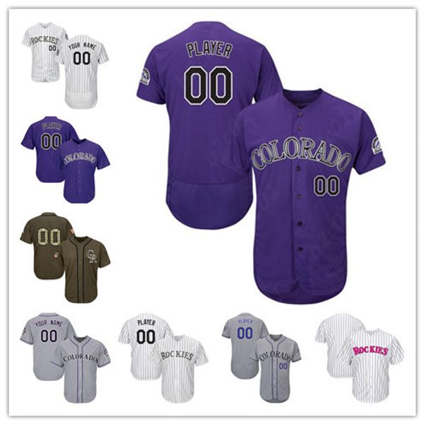 

Men's Rockies Jersey Nolan Arenado Charlie Blackmon Kyle Freeland Tyler Anderson Wade Davis David Dahl Jerseys